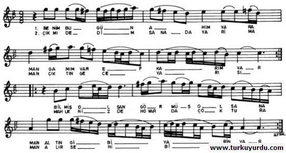 Benim Bug�n Ah�m Var