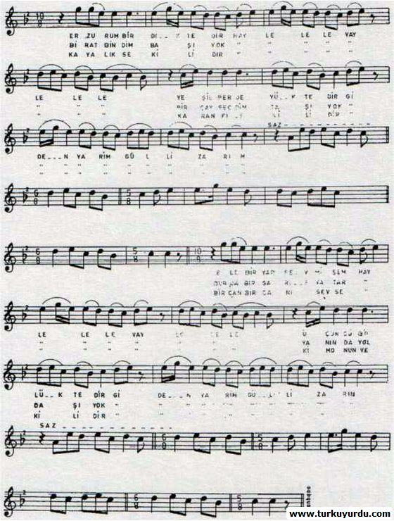 Erzurum Bir Diktedir (G�lizar)