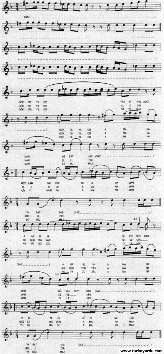 G�kte Y�ld�z Y�z Altm��