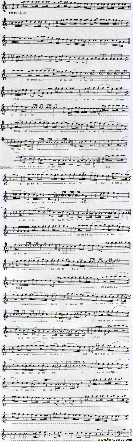 Kozano�lu Avdan Gelir