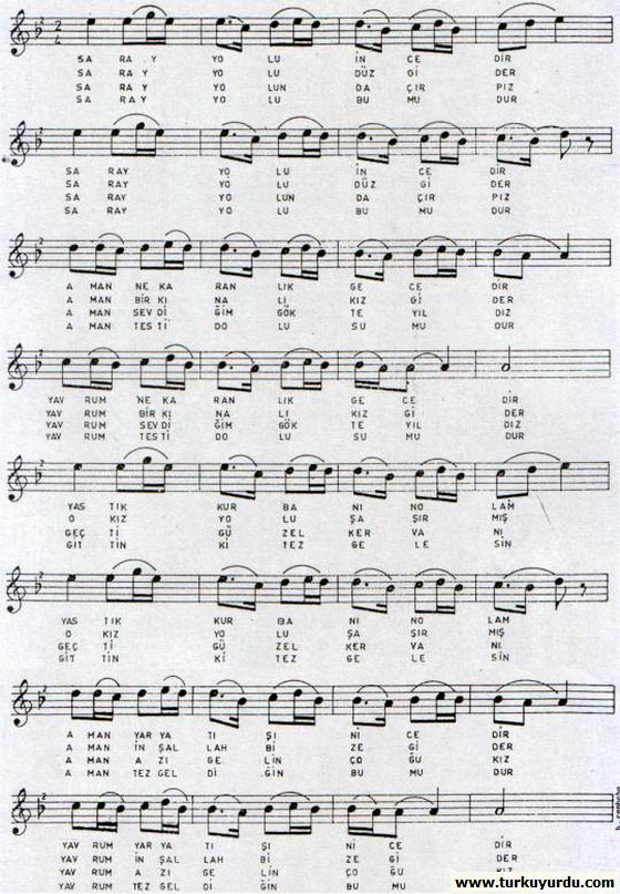 Saray Yolu �ncedir